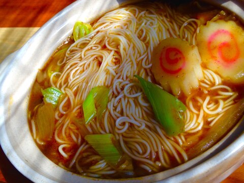 節約ランチ♪カレーにゅうめん